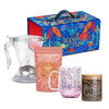Pack Maleta de Regalo+Tetera Magic+Tazón Doble Vidrio+Té o Infusión Recarga+Té o Infusión 50g