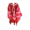 Manta Cacique Diseño Simple Rojo con Blanco (a pedido)