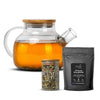 Pack Tetera Bambú + Infusión Glitter + Recarga Colores