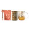 Pack Recarga+Infusión 50gr+Tazón Lunas y Estrellas 380ml+Bolsitas para té