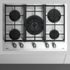 Encimera Cristal Gas 75 cm TEKA GZC-75330 XBB BUT WH Blanca