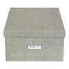 Caja Organizadora Bigso Box Karin 22 x 31 cm Lino
