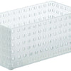 Canasto Organizador. 28 x 14 cm. Blanco
