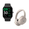 Pack Smartwatch Black Rhythm + Audífonos Cream WavePro