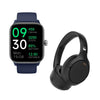 Pack Smartwatch Blue Rhythm + Audífonos Black BeatMaster