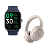 Pack Smartwatch Blue Rhythm + Audífonos Cream WavePro