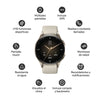 Pack Smartwatch Lhotse Vibe 05 Cream + Parlante Azul