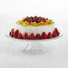 PLATO TORTA DE VIDRIO C/PIE 31 CM. LIBBEY