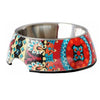 Plato Melamina Motivo Redondo Multicolor Talla L Perro