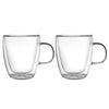 Set 4 Tazas de Vidrio Doble Pared 350 ml Simplit