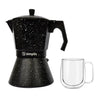 Pack Cafetera Italiana 12 tazas + Taza Doble Pared 300 ml