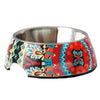 Plato Melamina Motivo Redondo Multicolor Talla M Perro