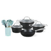 Pack Batería Copper 7Pz + Set 12 Utensilios Calipso Simplit