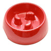Plato Melamina Anti-ahogo Talla S Rojo Perro Mascan