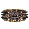 Collar Perro Calavera Puntas Redondas 2Xl Dorado Mascan
