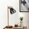 LAMPARA MESA E14 FLAM NEGRA